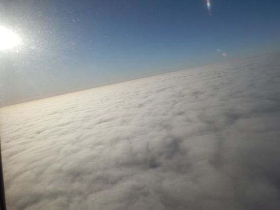 ....über den Wolken....