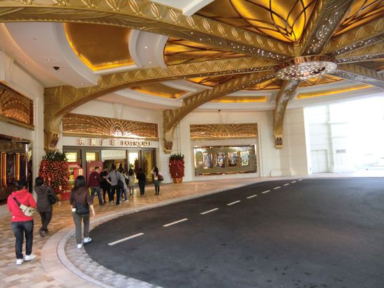 der Eingang zum Galaxy Macau