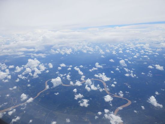 und schon sind wir auf dem Anflug nach Kuala Lumpur