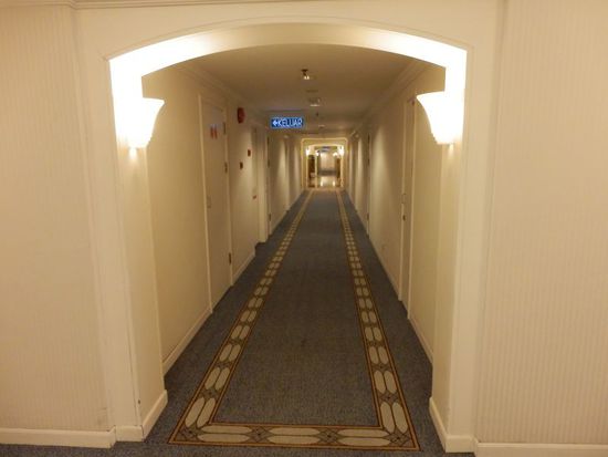 der Weg zu unserem Zimmer