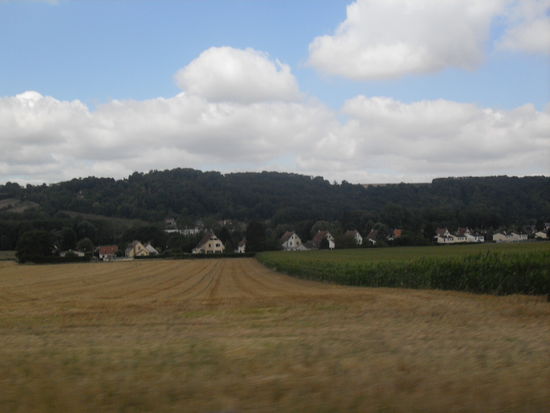 Die Landschaften an der Route Nationale.