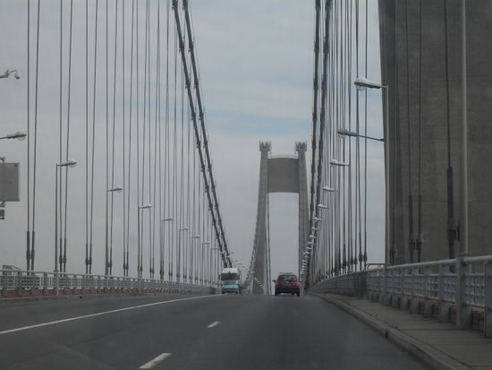 Die Sicht auf der Brücke, hier musste unser vollbeladener Ka kämpfen - in Zukunft also weniger Fast Food 