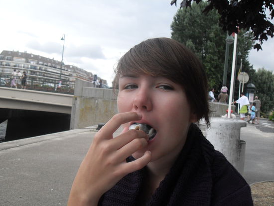 Wie ich gerade Rollmops esse...