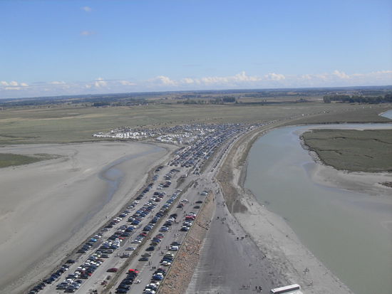 Ganz schön weit oben! Und diese Massen an Touristen 
