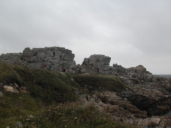 Die Aussichtsplattform zum Meer.