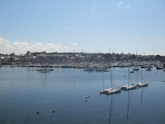 Ein Blick auf den Hafen.