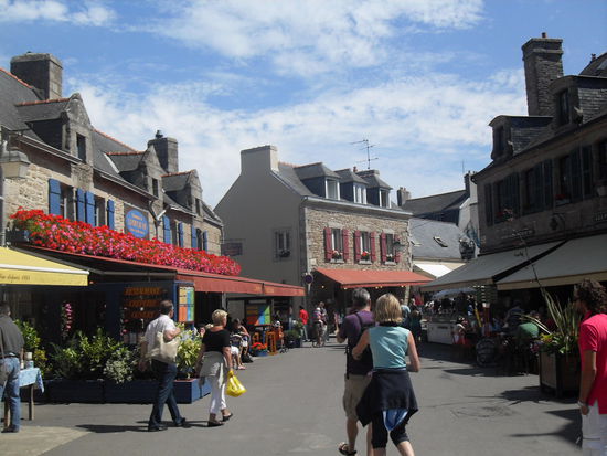 Natürlich waren vor allem Creperien und Fischrestaurants vertreten.