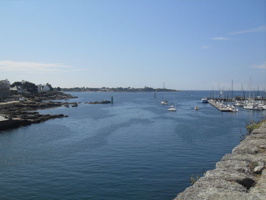 So hat man das Meer von der Stadtmauer aus gesehen.