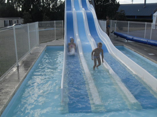 Doro beim Rutschen ...