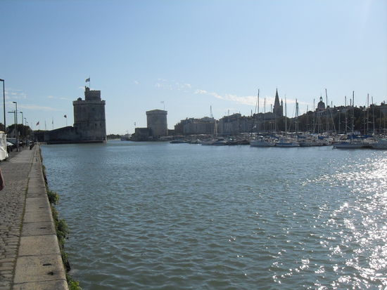 Der Hafen nochmals aus schöner Perspektive