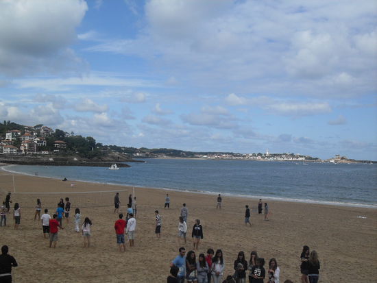 Am Strand angekommen...