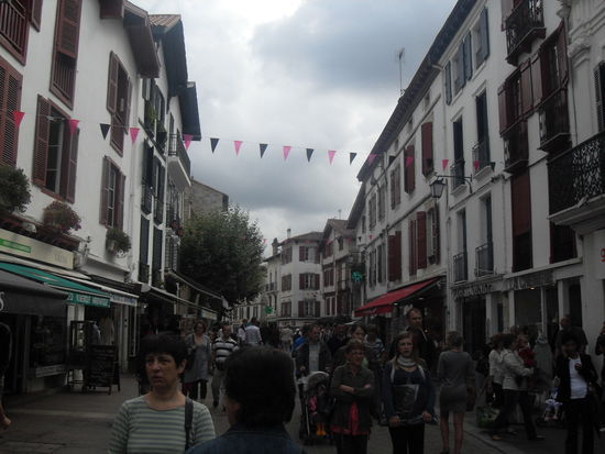 Die Fußgängerzone...