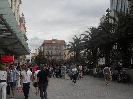 Weiter ging es die Fußgängerzone hinauf.