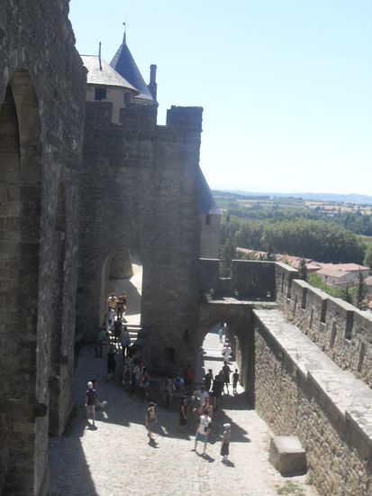 Dort ging es dann zum Ausgang.