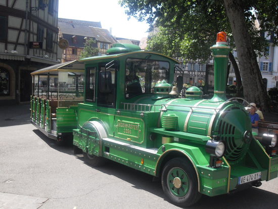 Unsere Bimmelbahn - scheint es übrigens in allen französischen touristisch besuchten Städten zu geben!