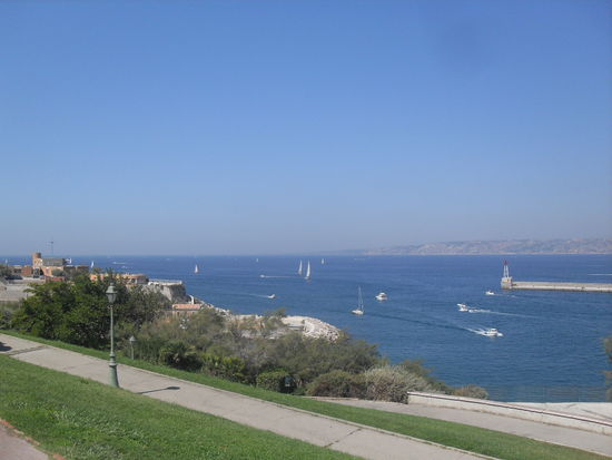 Der Blick auf das weite Meer.