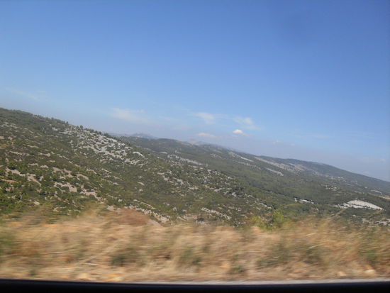 Die weite Sicht über die Berge.