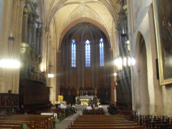 Der erhellte Innenraum war sehr angenehm.