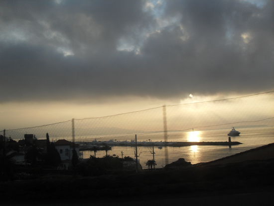 Die Sonne ist gerade aufgegangen ...