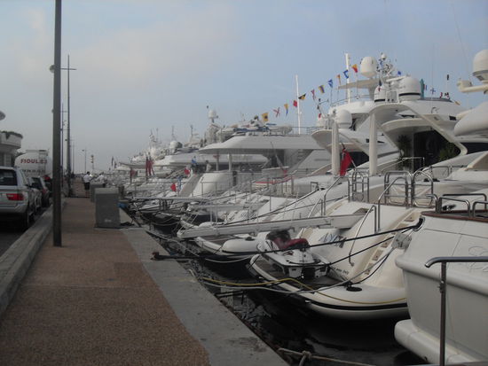 Eine Menge schöner Jachten...