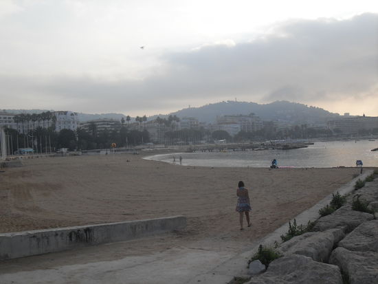 Wir waren fast ganz allein am Strand.