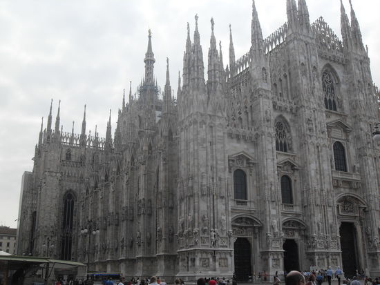 Das Gebäude ging auch sehr weit nach hinten.