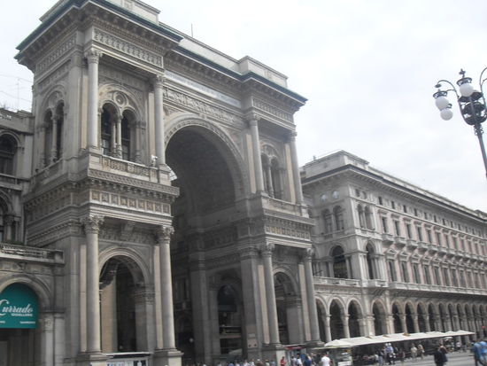 Der Ausgang der Gallerie.