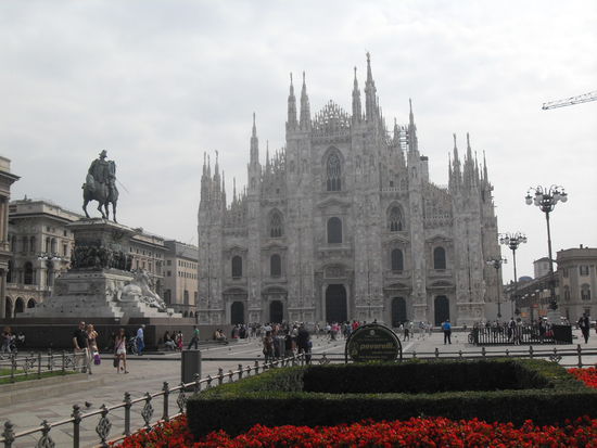 Die Sicht über den gesamten Platz war wunderschön.