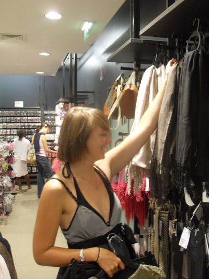 Shopping! Und Ricky musste mit! 