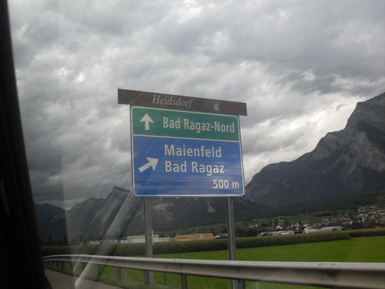 Sogar das Heididorf konnten wir sehen. 