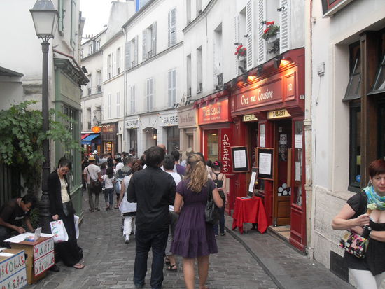 Die kleinen Gassen mit teuren Restaurants