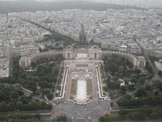 Trocadero von ganz oben