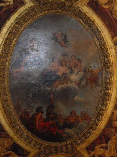 Eine weitere Deckenbemalung.