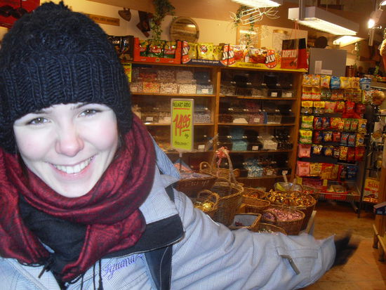 ... oder aber auch dieser Süßigkeitenladen beweist.