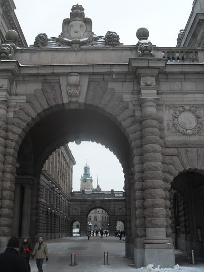 Wir passierten die Tore und waren in Gamla Stan.