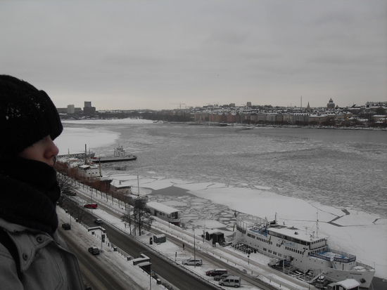 ... wurden wir aber belohnt mit einem atemberaubenden Blick über Stockholm.