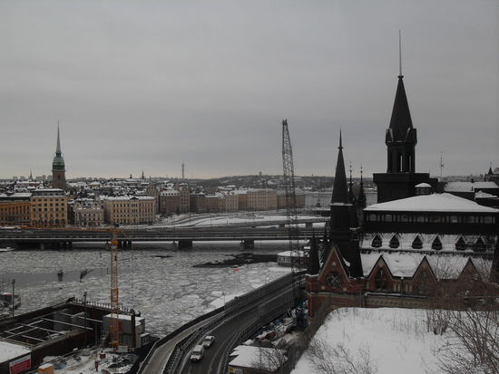 Einzig und allein die vielen wenig ästhetischen Baukräne vermiesten ein bisschen das Gesamtbild.