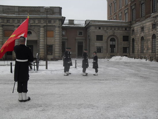Hier gibt der imposanteste Soldat die Befehle.