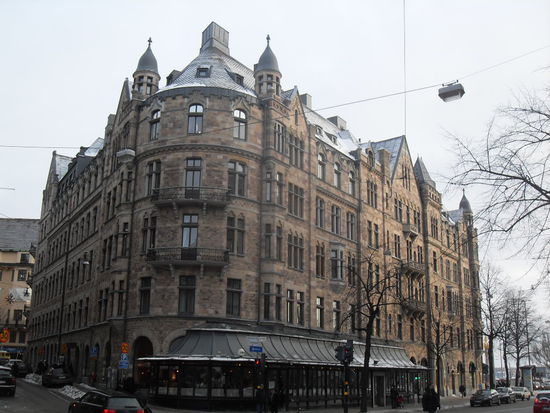 Die Häuser in Östermalm ...