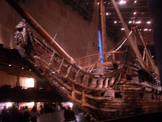 Die Vasa von vorne ...