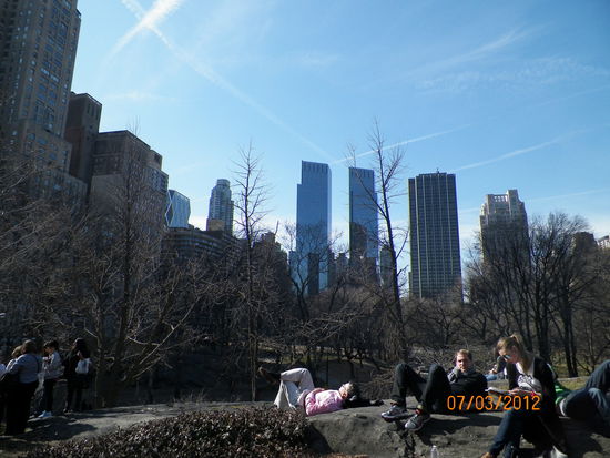 Bei diesem Superwetter kann das Ziel nur der Central Park sein!
