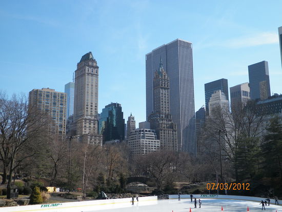 Eisbahn im Central Park und Upper East Side