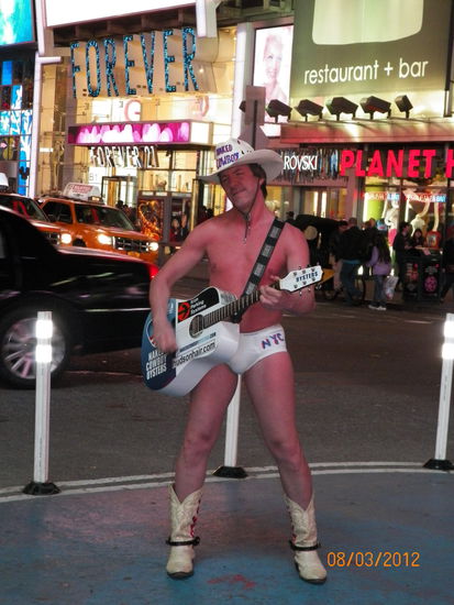 Amis! Tanzen auch schonmal nackt aufm Times Square 