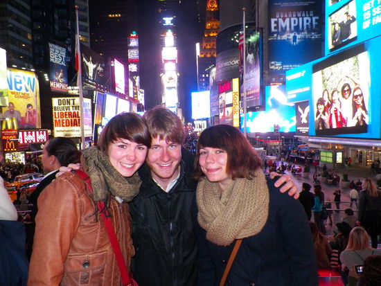 ... und auf dem Times Square!