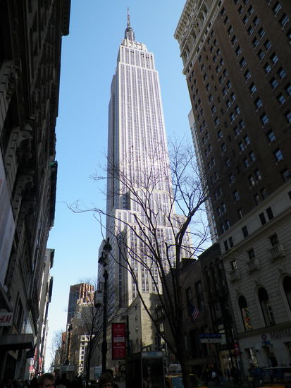 ... ehe es weiter bis zum Empire State Building ging, da in dessen Nähe eine Vielzahl cooler Läden war.