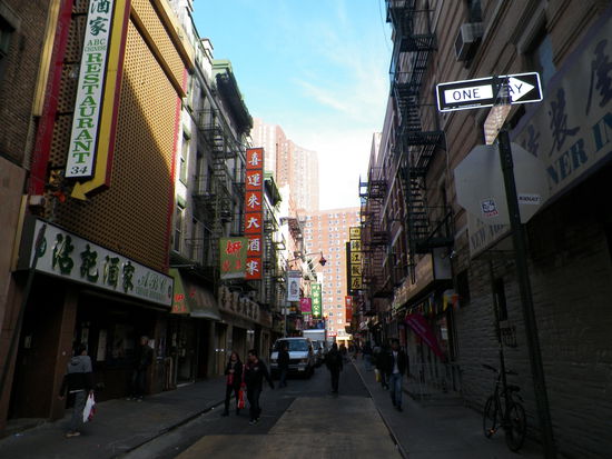 In Chinatown sah es ebenso aus, nur das man plötzlich keine Schilder mehr lesen konnte.