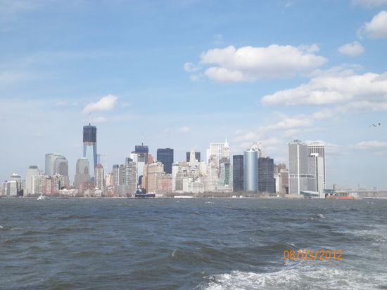 Downtown, fast von der Freiheitsstatue aus gesehen.