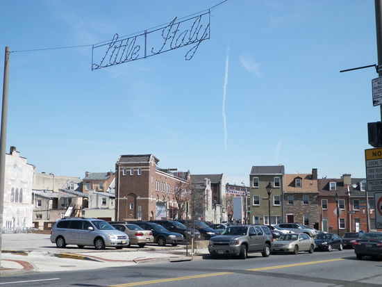 Der Eingang zum Viertel Little Italy.