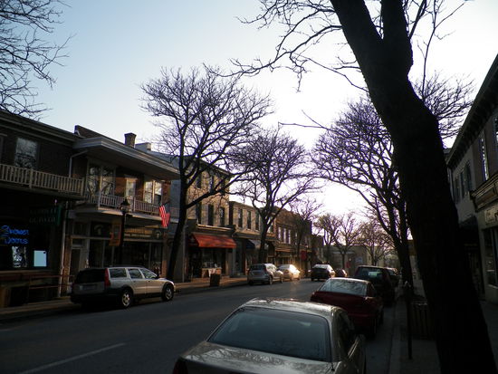 Eine typische amerikanische Kleinstadt, in diesem Falle ...