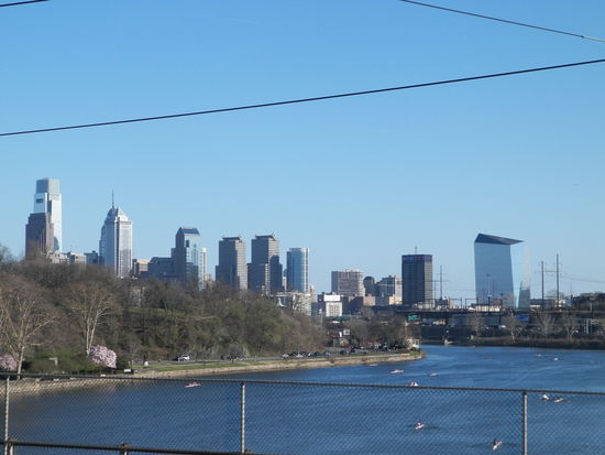 Hier nochmal ein schöner Blick auf die Skyline Phillys.